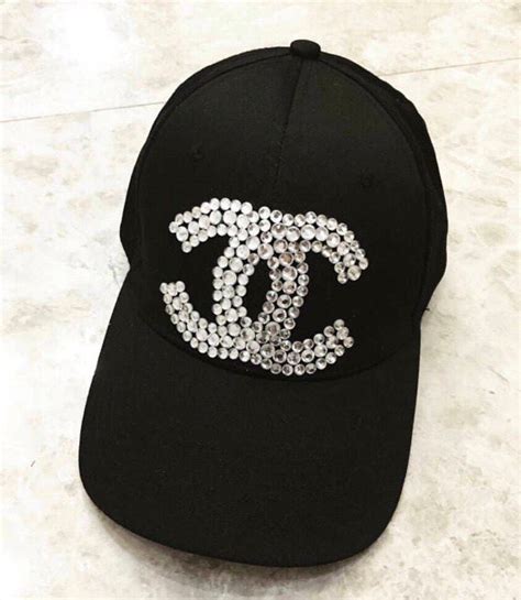 chanel black baseball hat|chanel inspired hats.